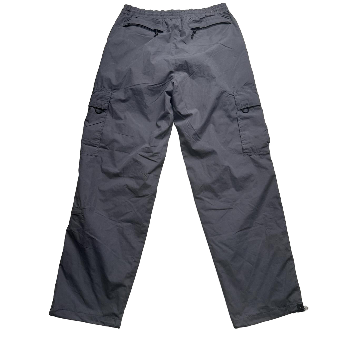 Criminal Damage Grey Cargo Baggy Trousers (32W)