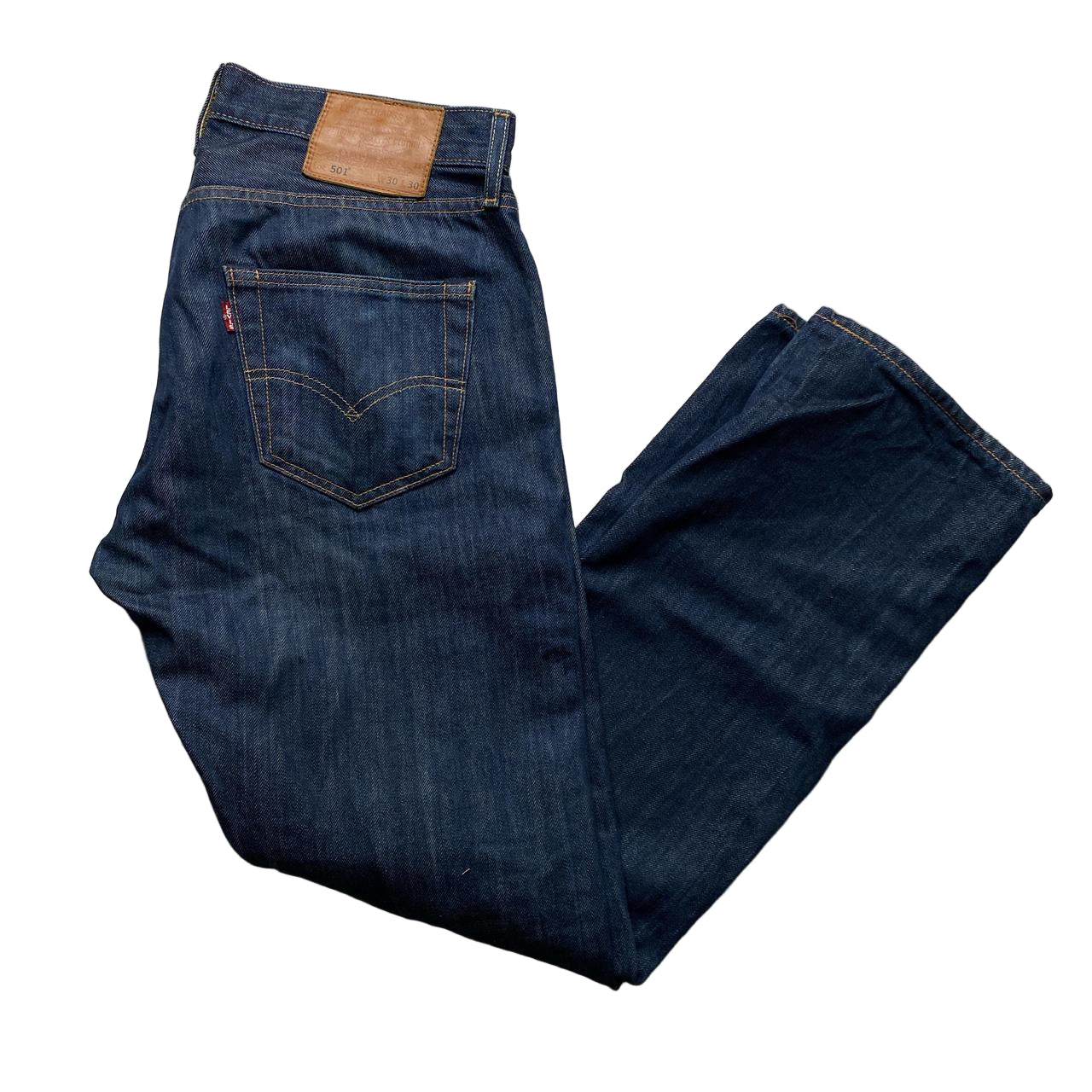 Levis 501 Baggy Dark Navy Jeans (30W)