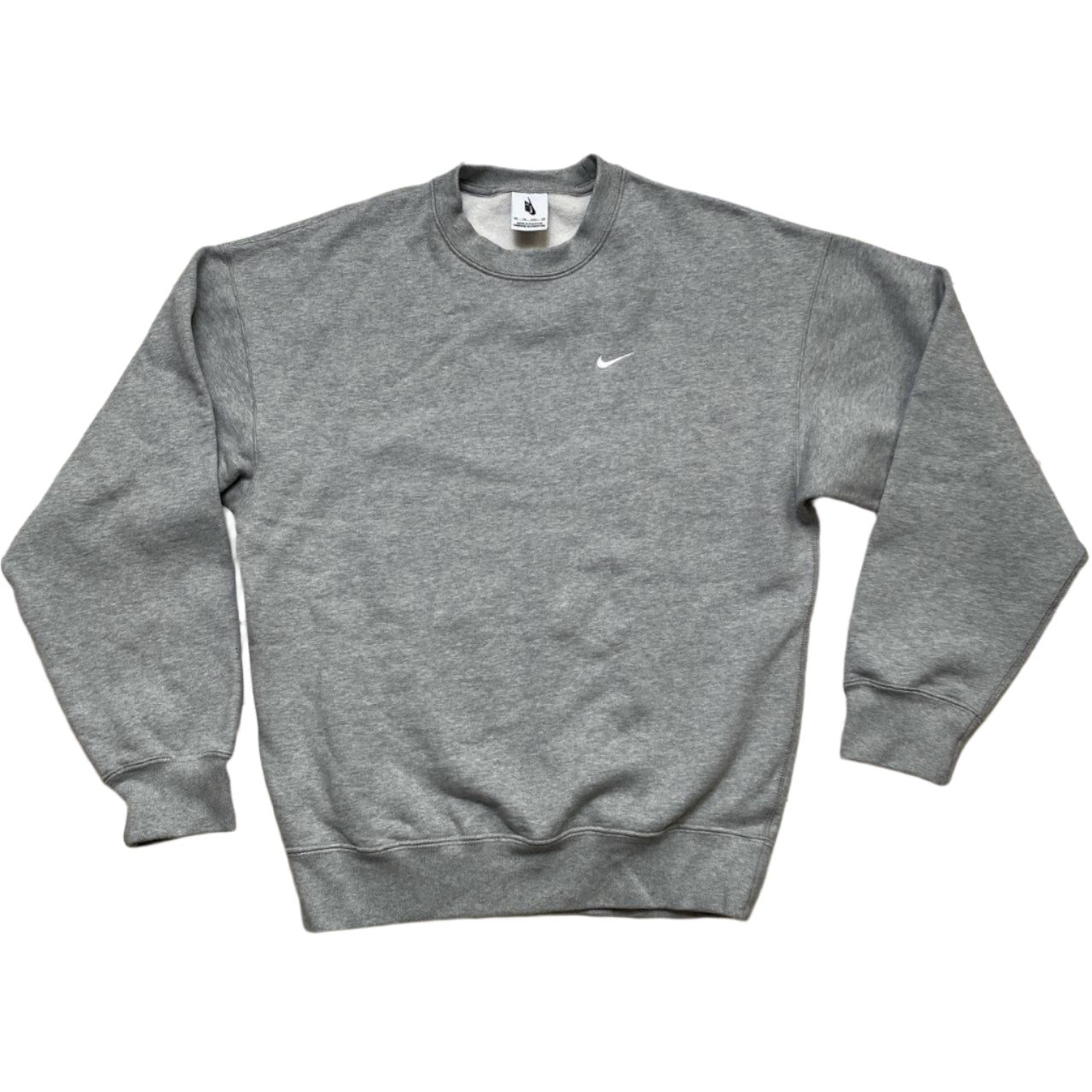 Nike NRG Grey and White Baggy Jumper (XS)