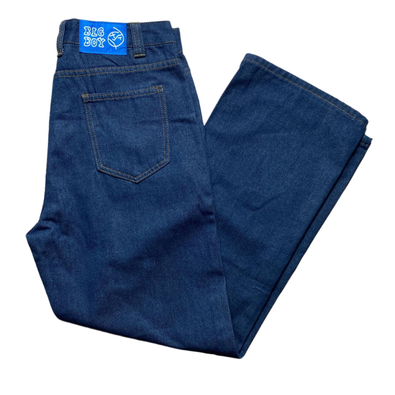 Polar Skate Co Big Boy Skateboard Baggy Navy Jeans (32W)