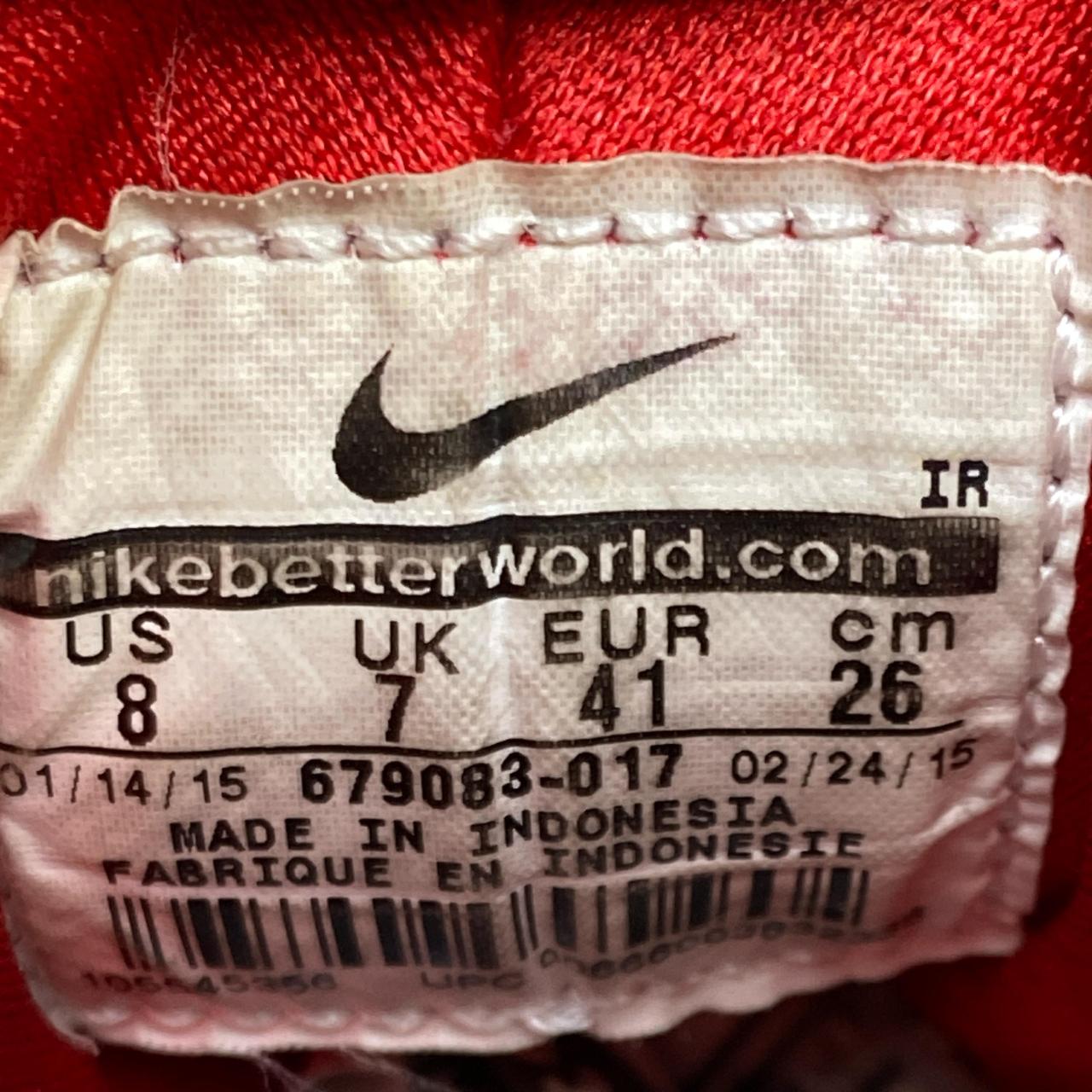 Nike Air Huarache High White and Red 2015 (UK 7)