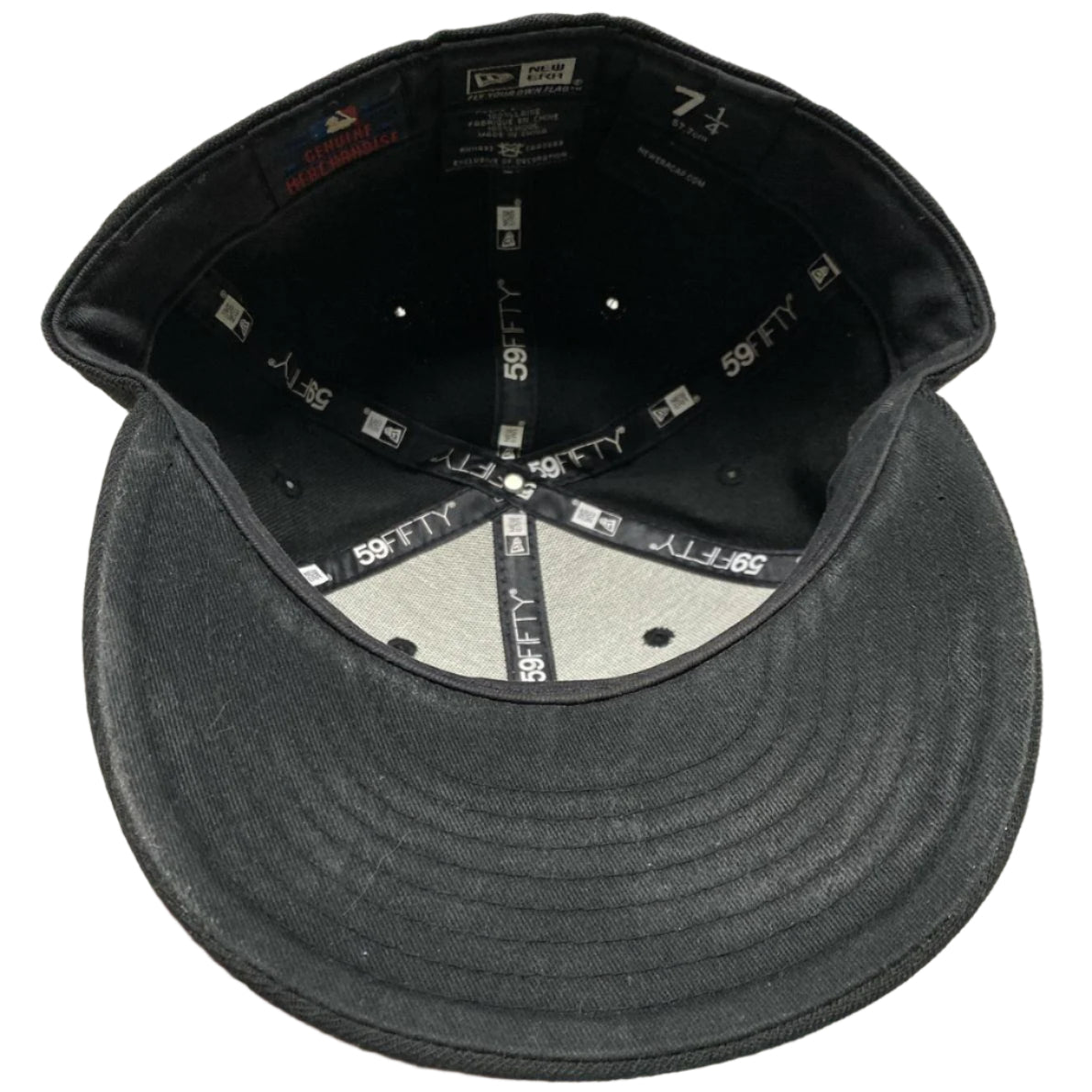 LA Dodgers New Era Black and White Fitted Cap