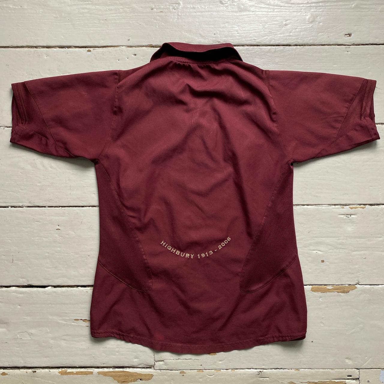 Nike Total 90 Arsenal Kids Vintage Highbury 2006 Burgundy Football Jersey