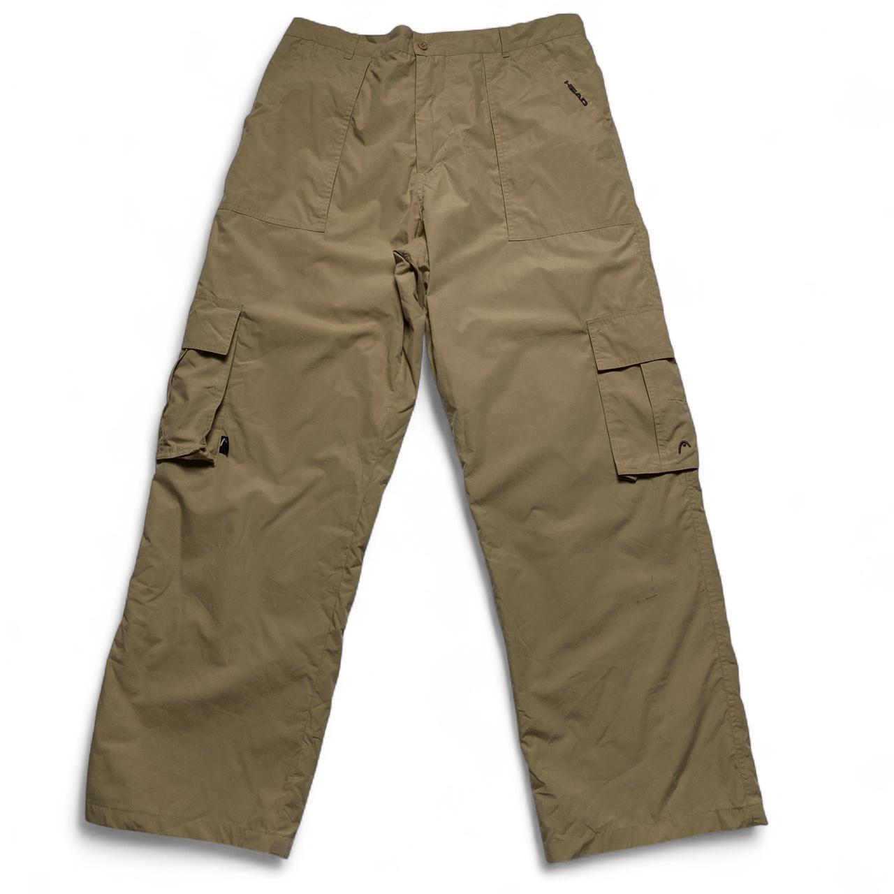Head Tennis Vintage Trackpant Cargo Shell Bottoms Tan (XL)