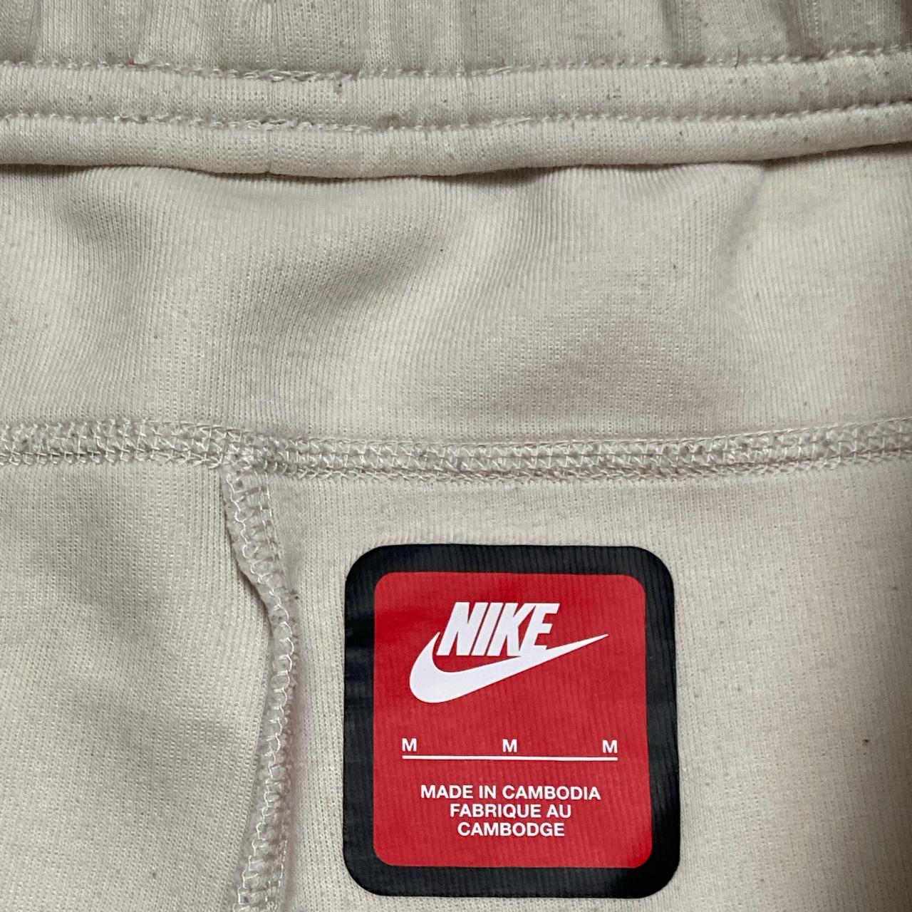 Nike Tech Fleece Cream and Gold Joggers (M)