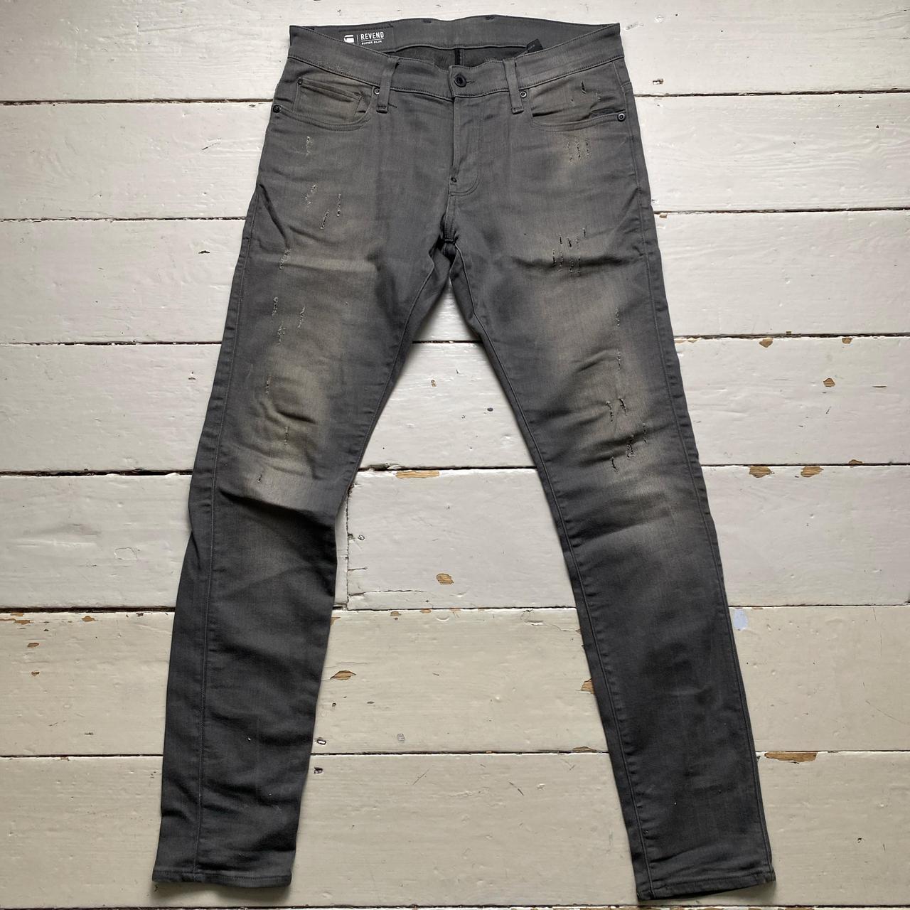 G Star Revend Slim Grey Jeans