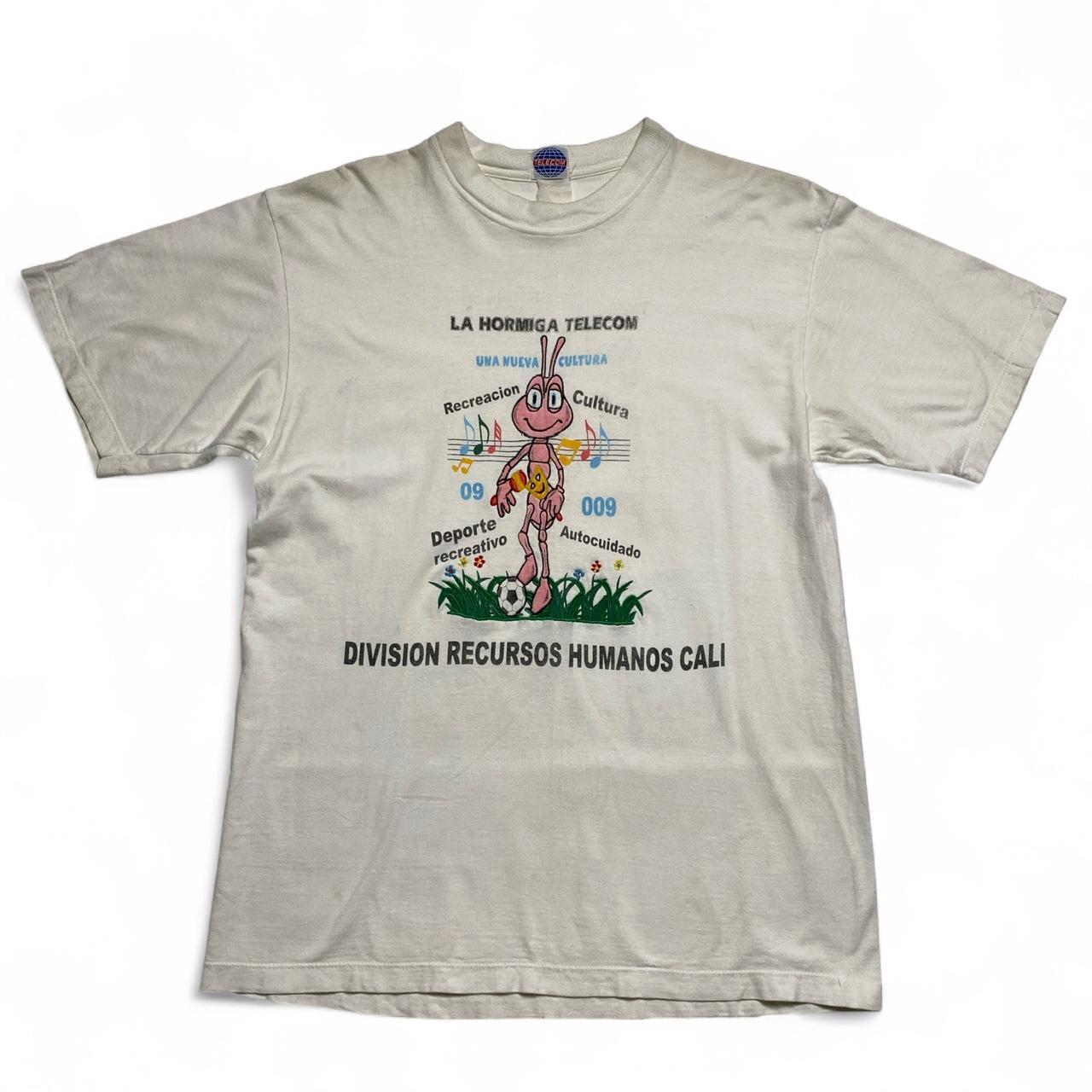 Colombian Telecommunications Vintage 90’s Ant Football T Shirt (M)