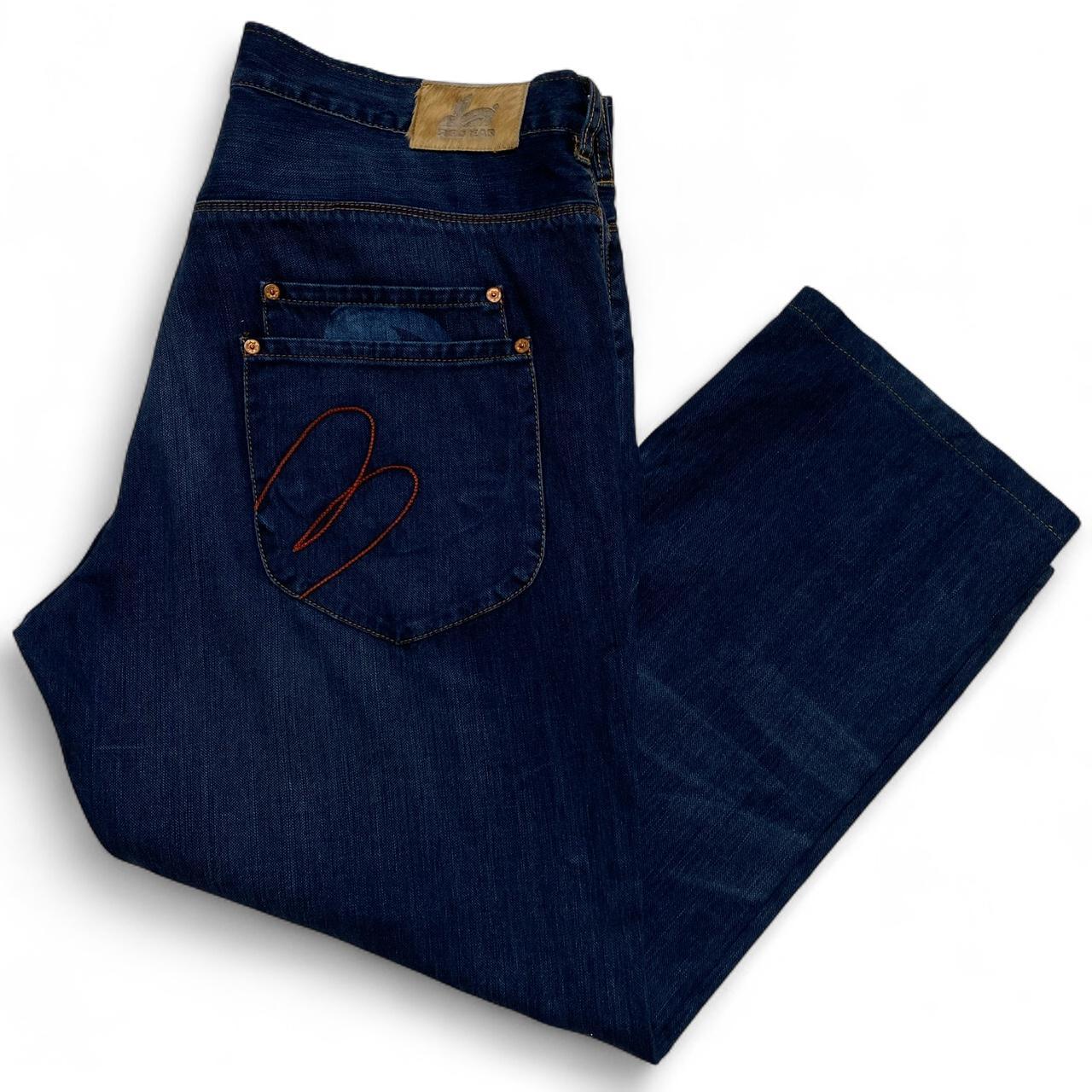 Red Ear Paul Smith Vintage Baggy Navy Jeans (36W)