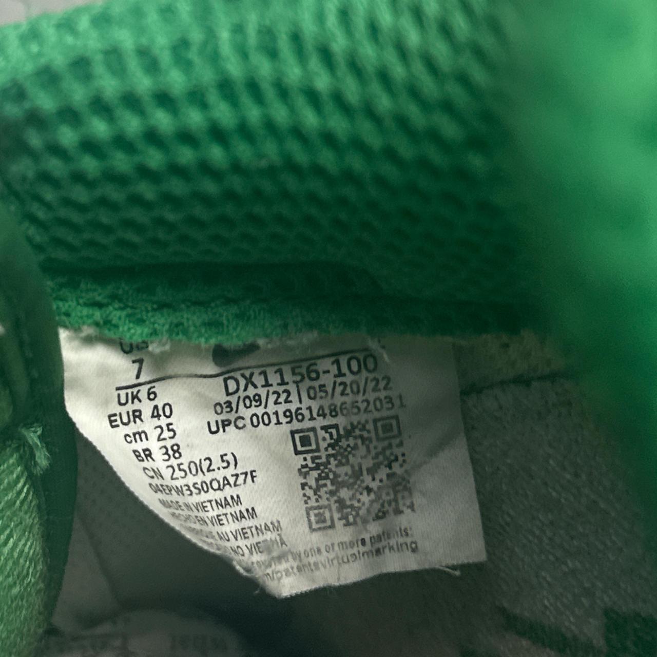 Nike Air Force 1 West Indies White and Green (UK 6)