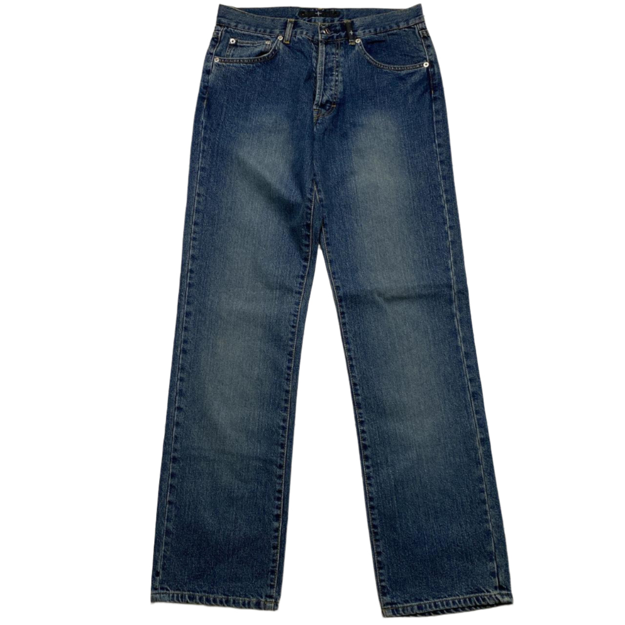 Stone Island Denims Navy Stonewash Jeans (32W)
