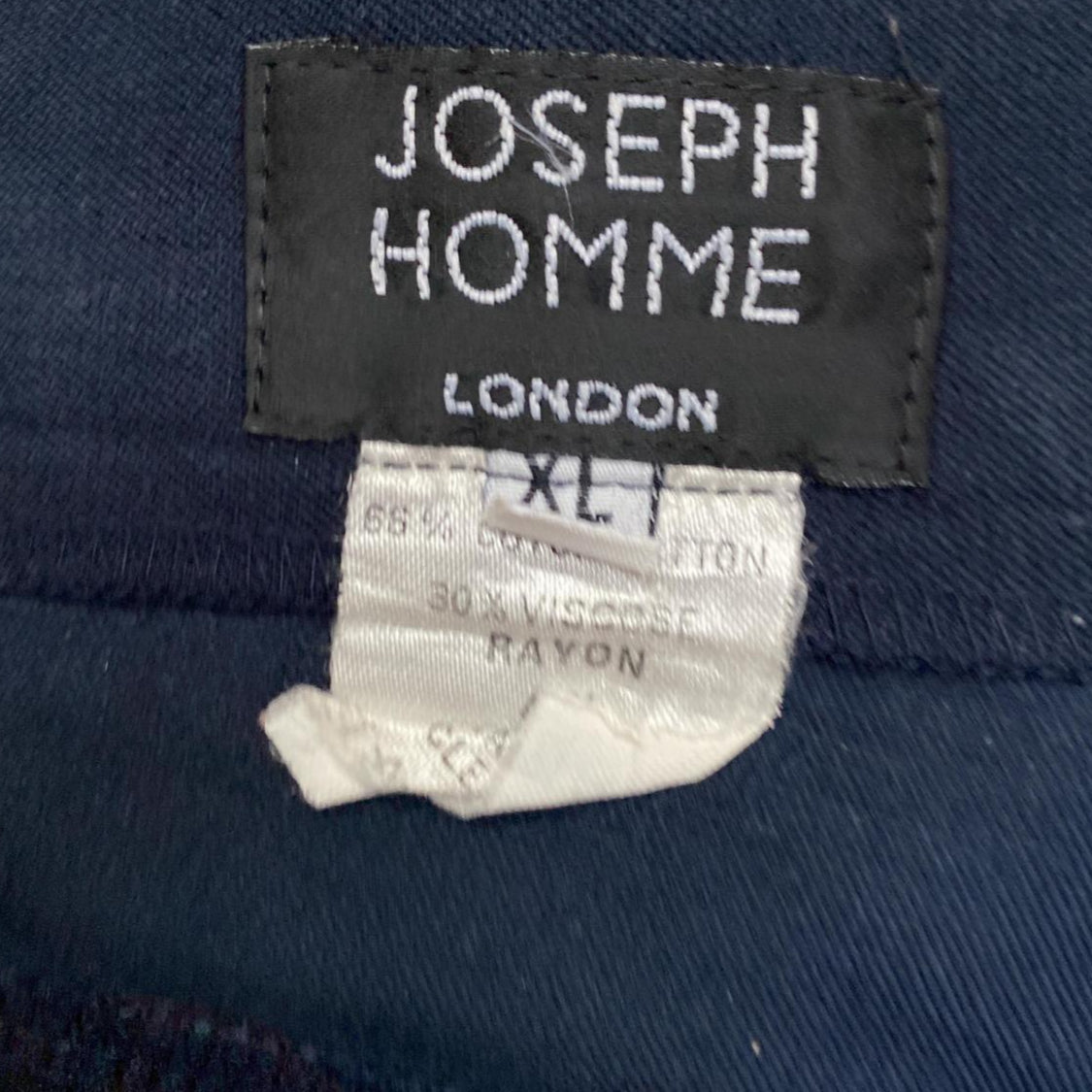 Joseph Homme Navy Trousers (34W)