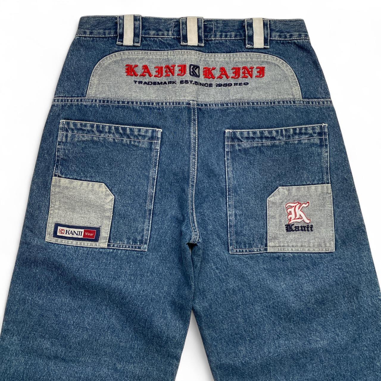 Kani Vintage 90โs Carpenter Baggy Embroidered Jeans (38W)