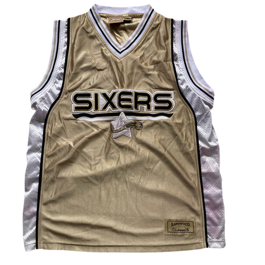 Sixers Vintage Harwood Classics Basketball Jersey (XL)