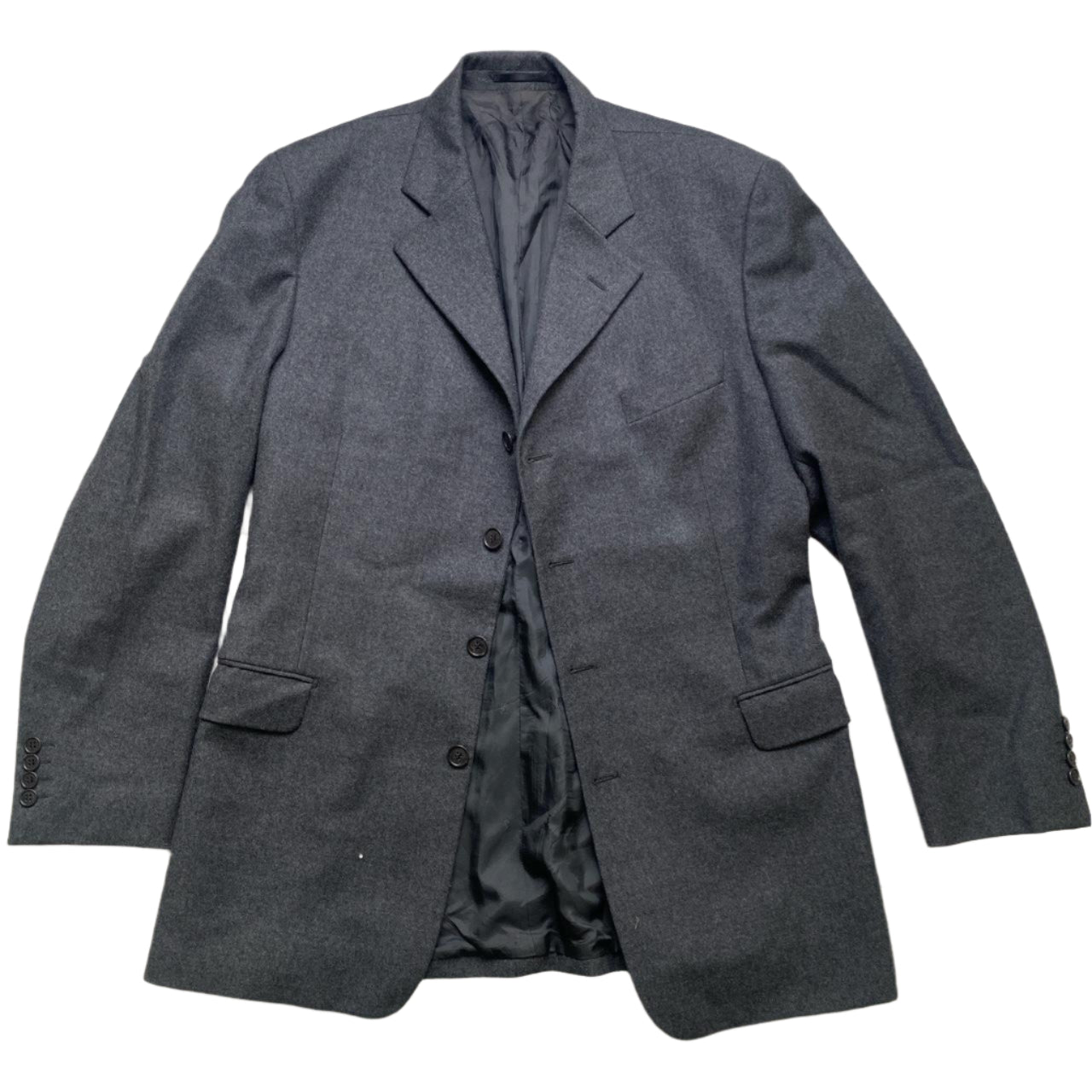 YSL Yves Saint Laurent Vintage Grey Wool Jacket (L)