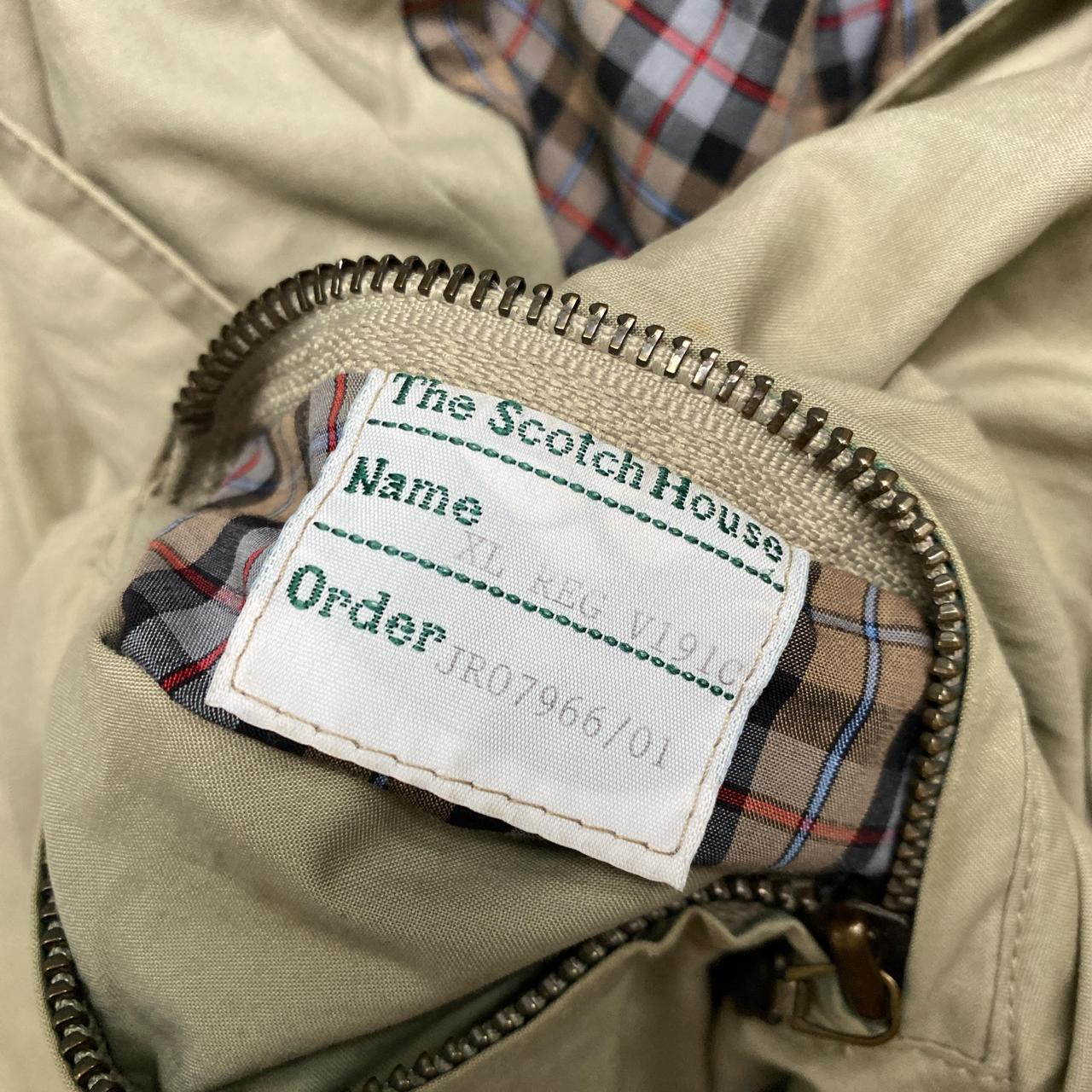 The Scotch House Vintage Cream Harrington Bomber Jacket (XL)
