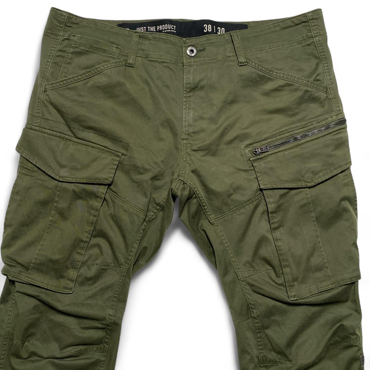 G Star Green Cargo Baggy Trousers (38W)
