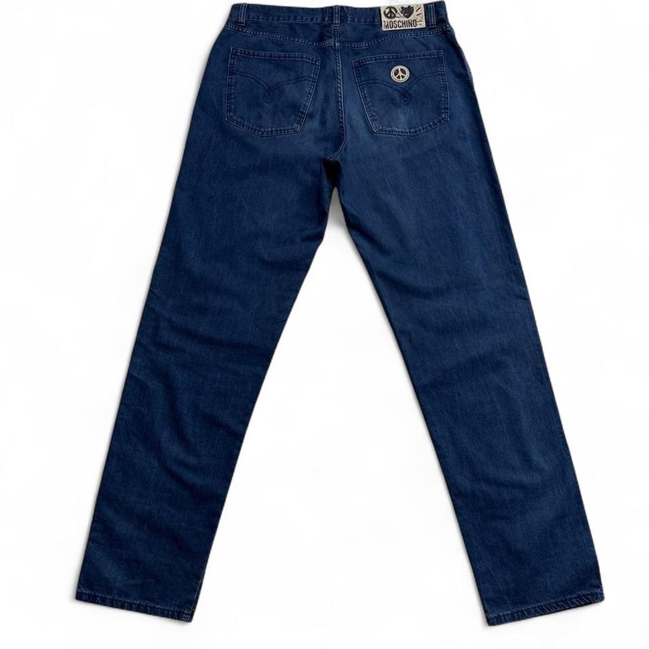 Moschino Navy Jeans Straight Fit (38W)