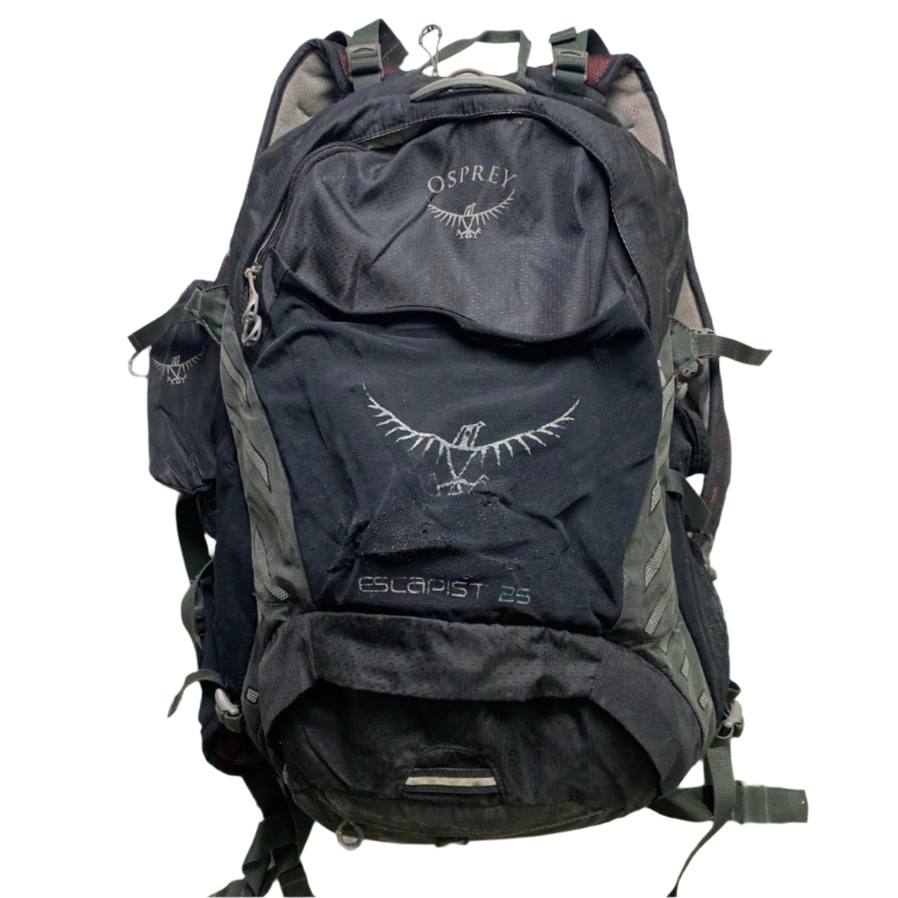 Osprey Escapist 25 Airscape Black and Green Rucksack Travelling Bag