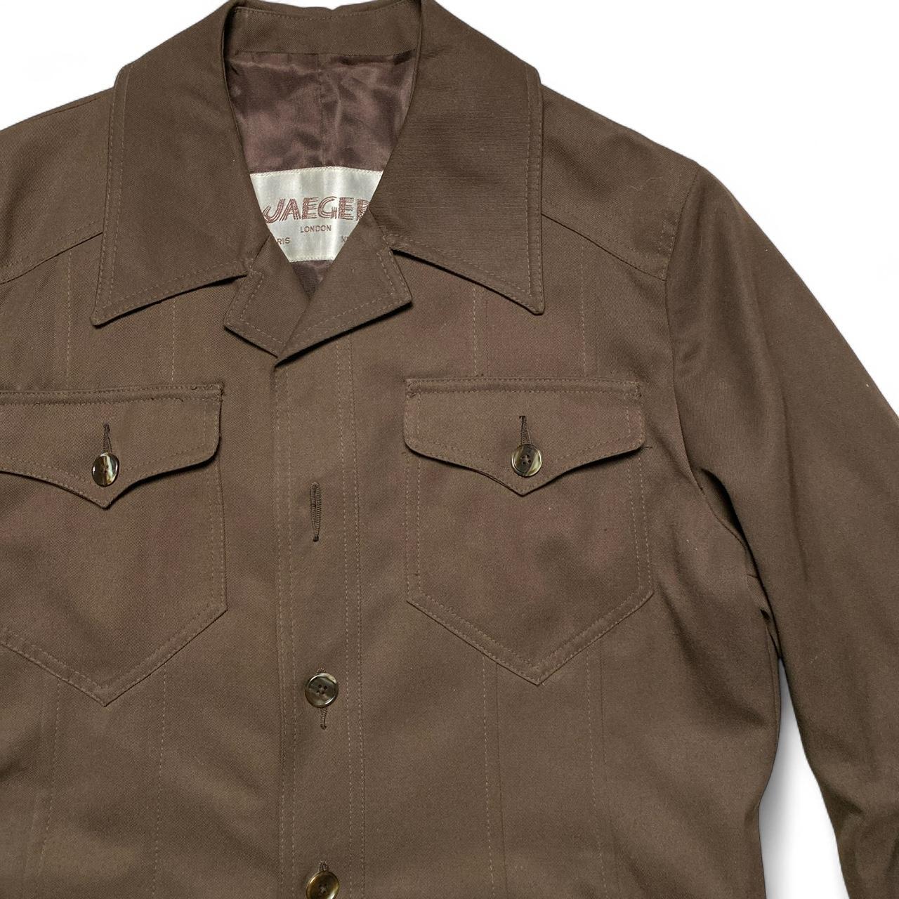 Jaegar Vintage Brown Full Suit Jacket and Trousers (M)