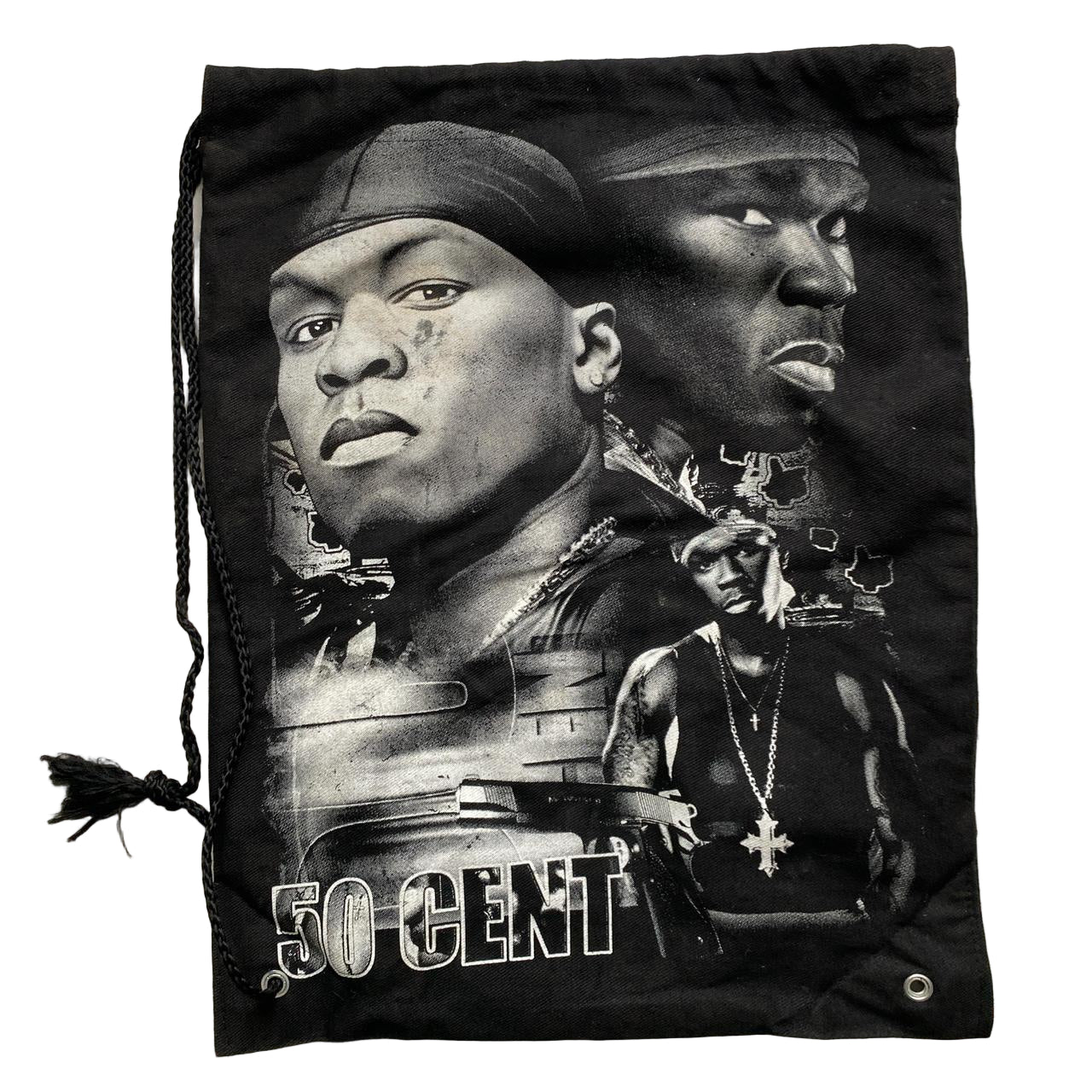 50 Cent Vintage y2k Drawstring Bag