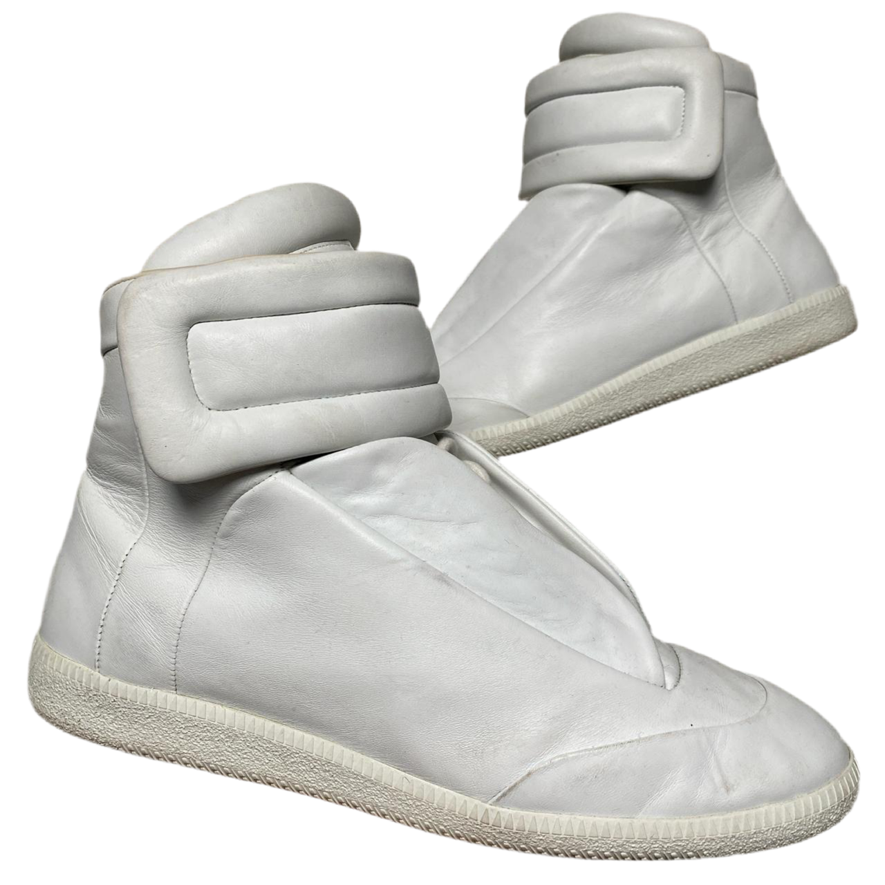 Margiela Future White Boot high top Trainers (UK 9)