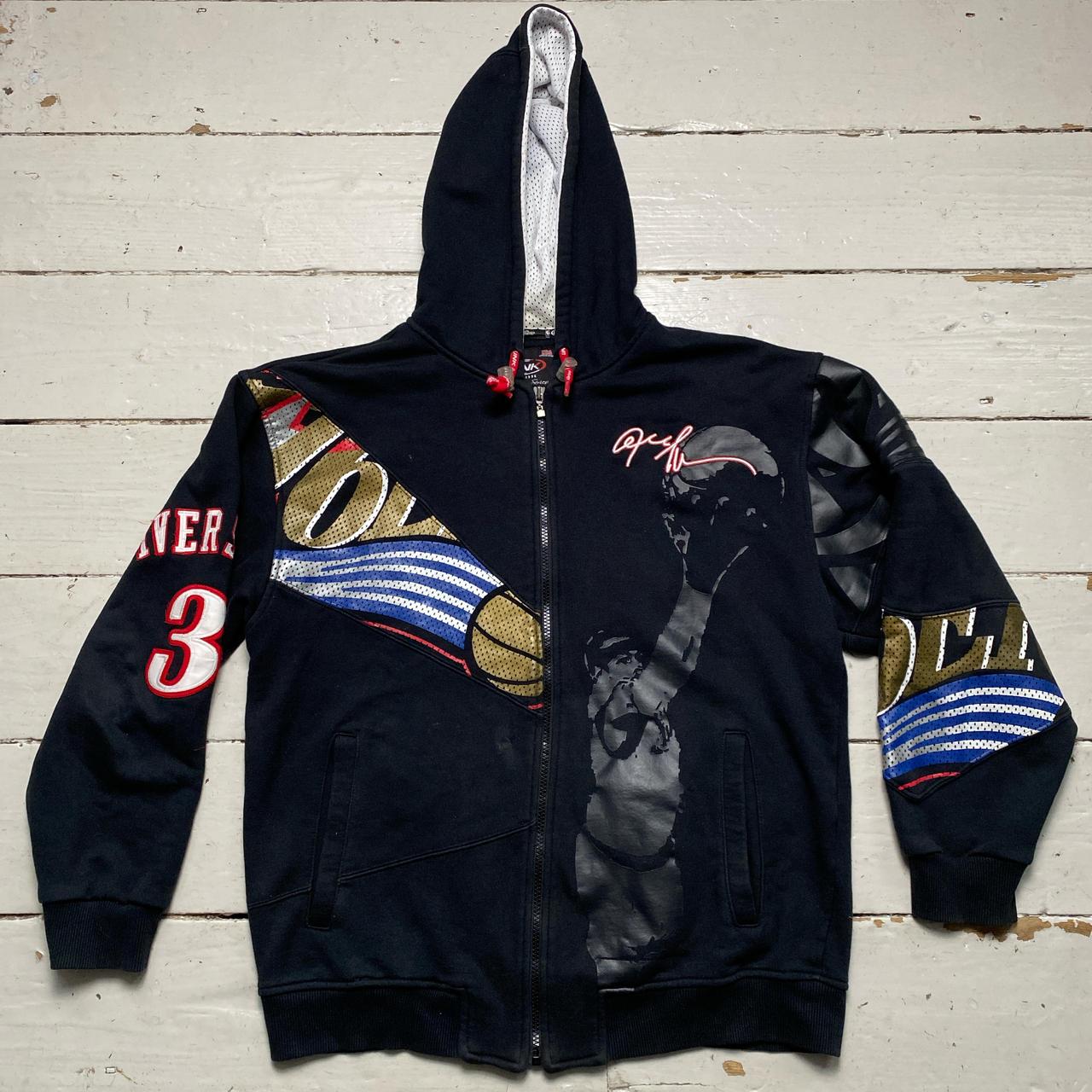 UNK Vintage 90’s Y2K Iverson Sixers NBA Hoodie