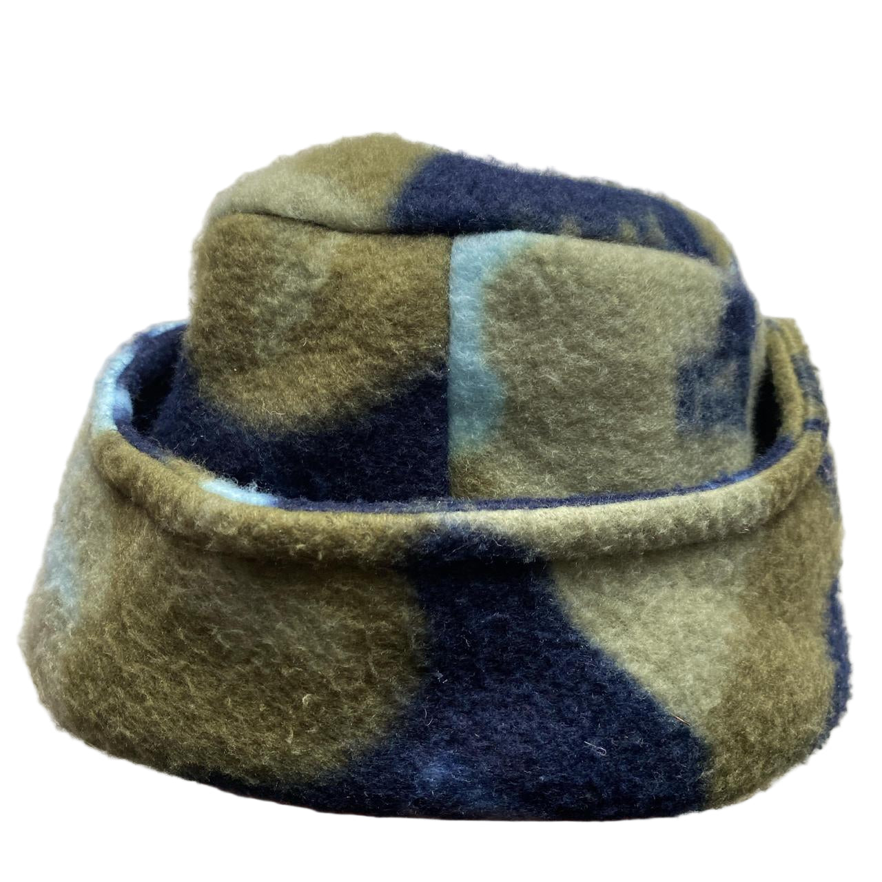 Kangol Dog Ear Fleece Hat Camouflage Green and Blue