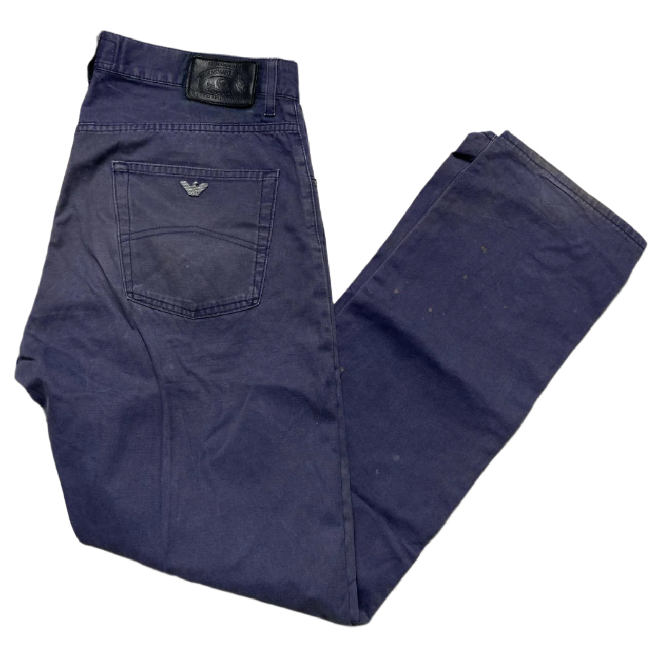 Armani Vintage Navy Trouser Jeans (34W)