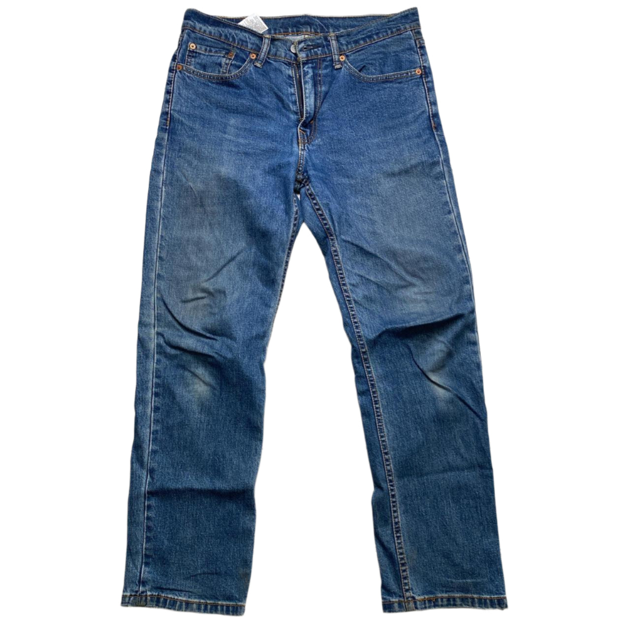 Levis 514 Blue Baggy Jeans (32W)