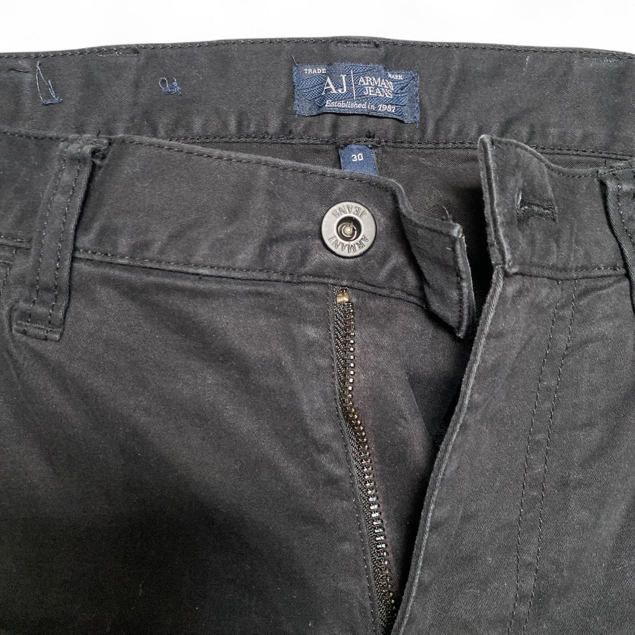 Armani Black Slim Jeans (30W)
