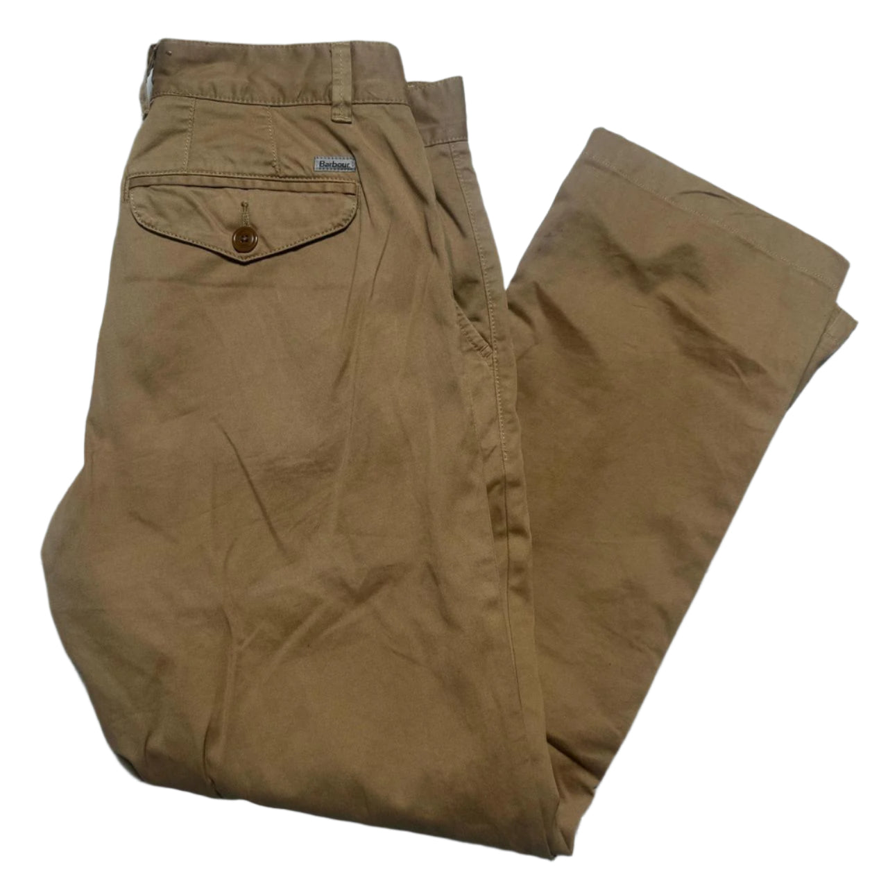Barbour Tan Brown Chino Trousers (W 34)
