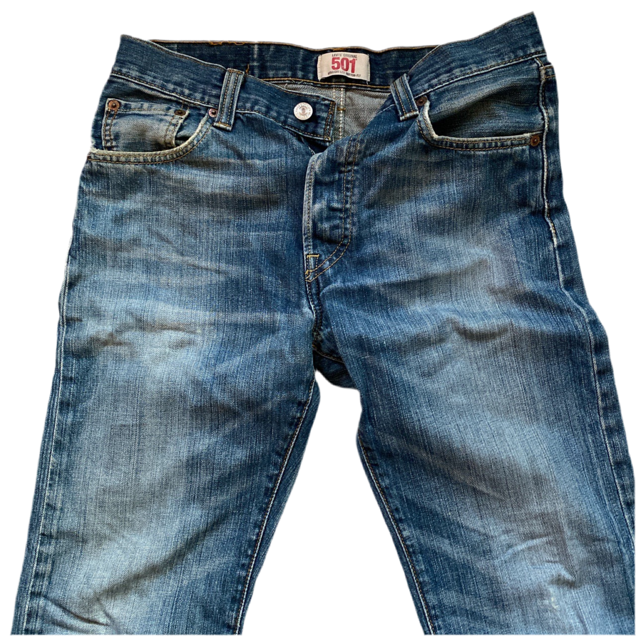 Levis 501 Distressed Jeans (29W)