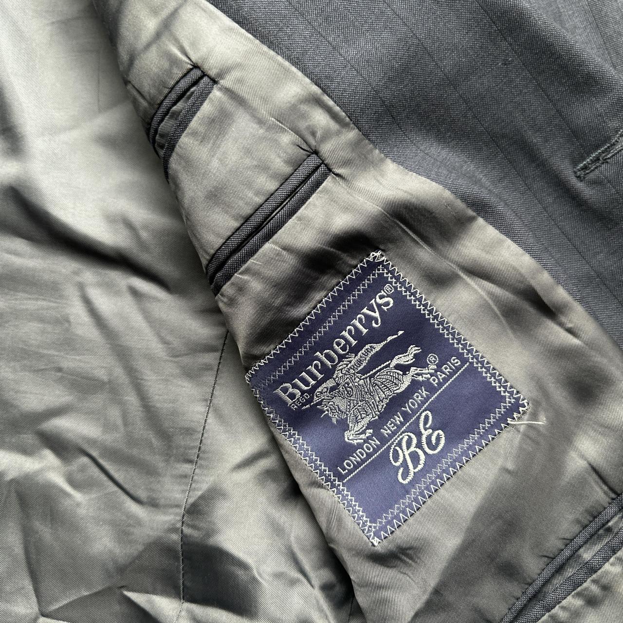 Burberry Burberrys Vintage Navy Suit Jacket (L)