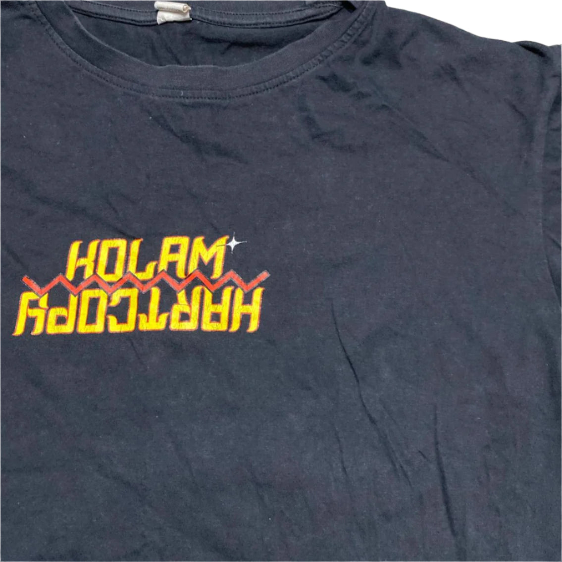 Hartcopy Holam T Shirt Black Yellow and Red (S)