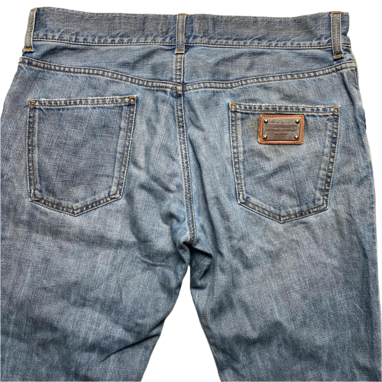 Dolce and Gabbana Vintage Plaque Jeans (34W)