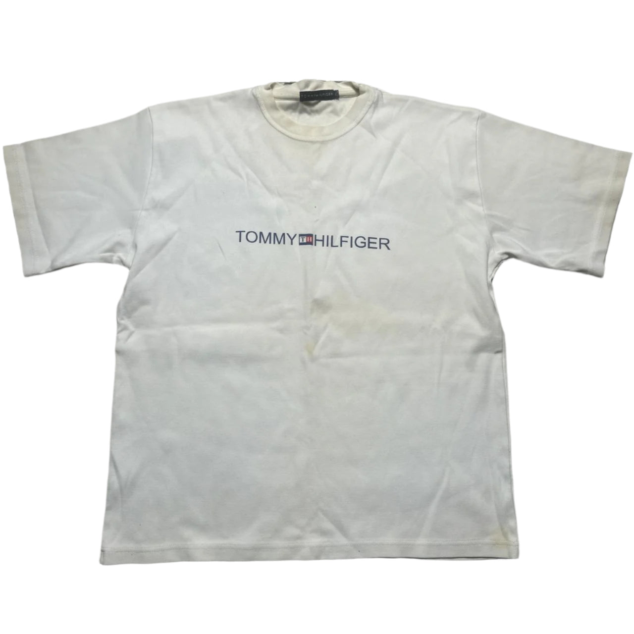 Tommy Hilfiger Vintage 90’s White T Shirt (XL)