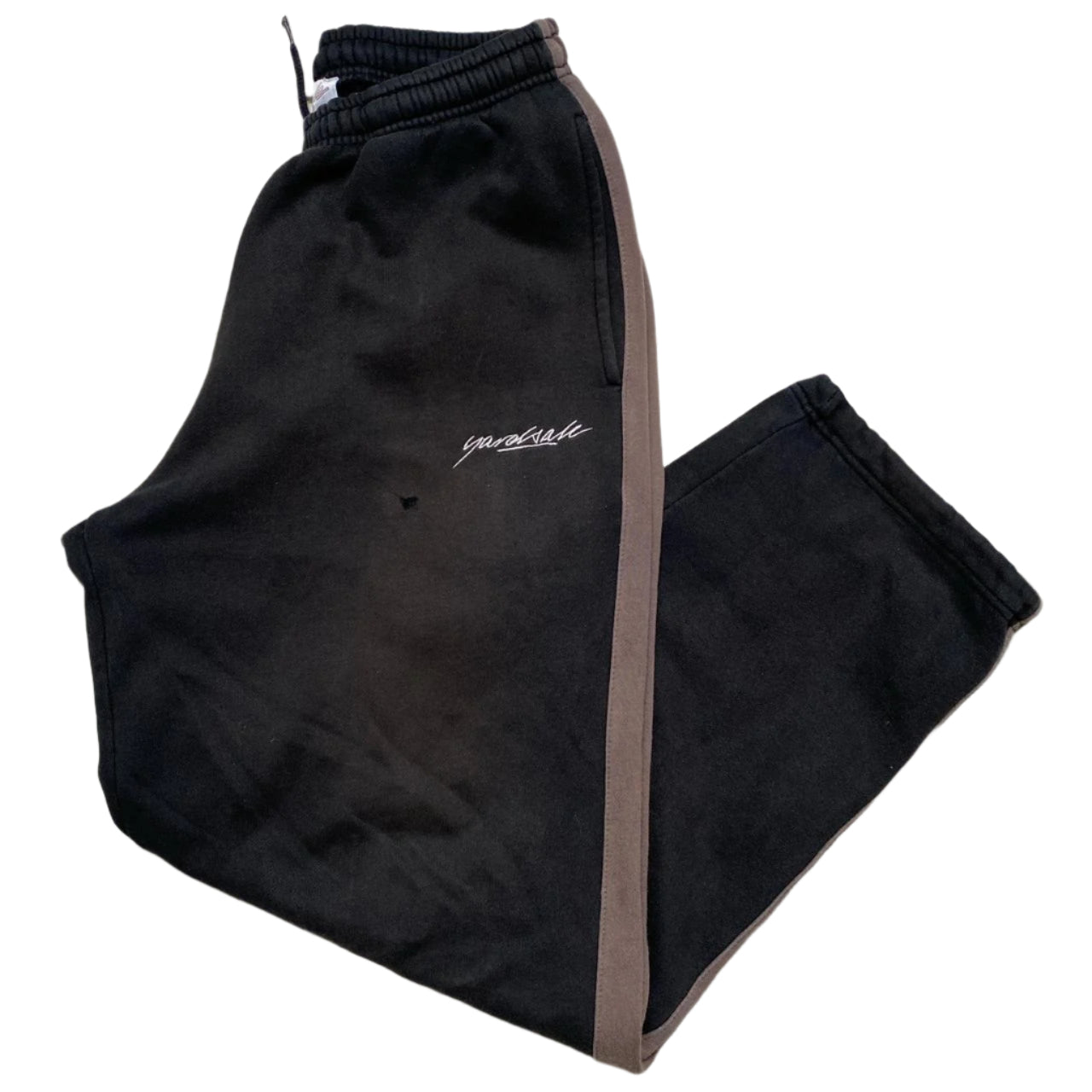Yardsale Black and Brown Baggy Joggers (M)