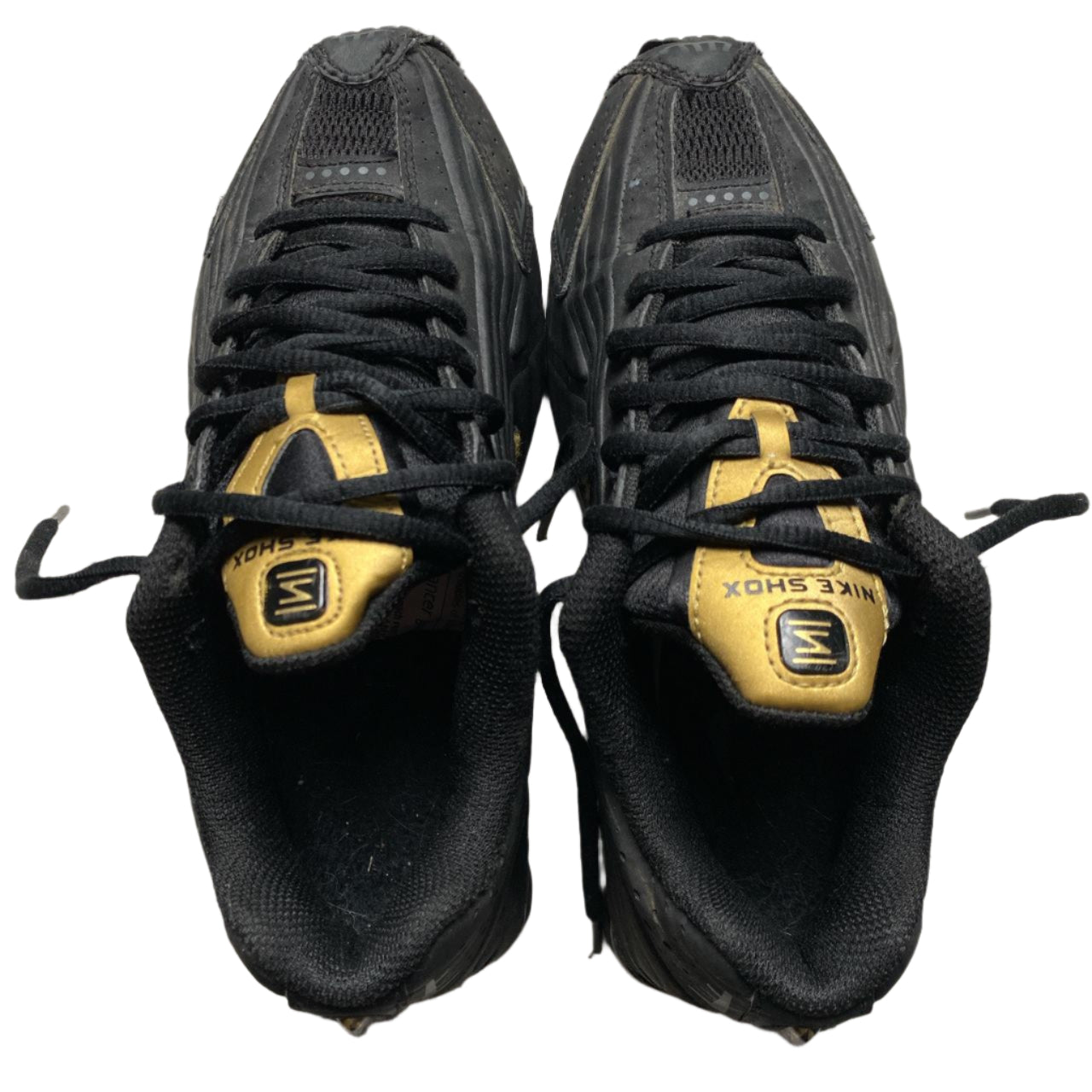 Nike Shox R4 Black and Gold (UK 4.5)