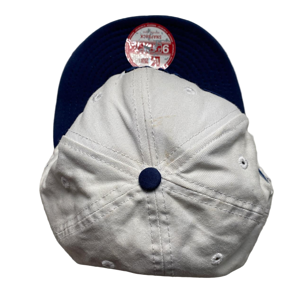 Dallas Cowboys White and Navy Snapback New Era Cap
