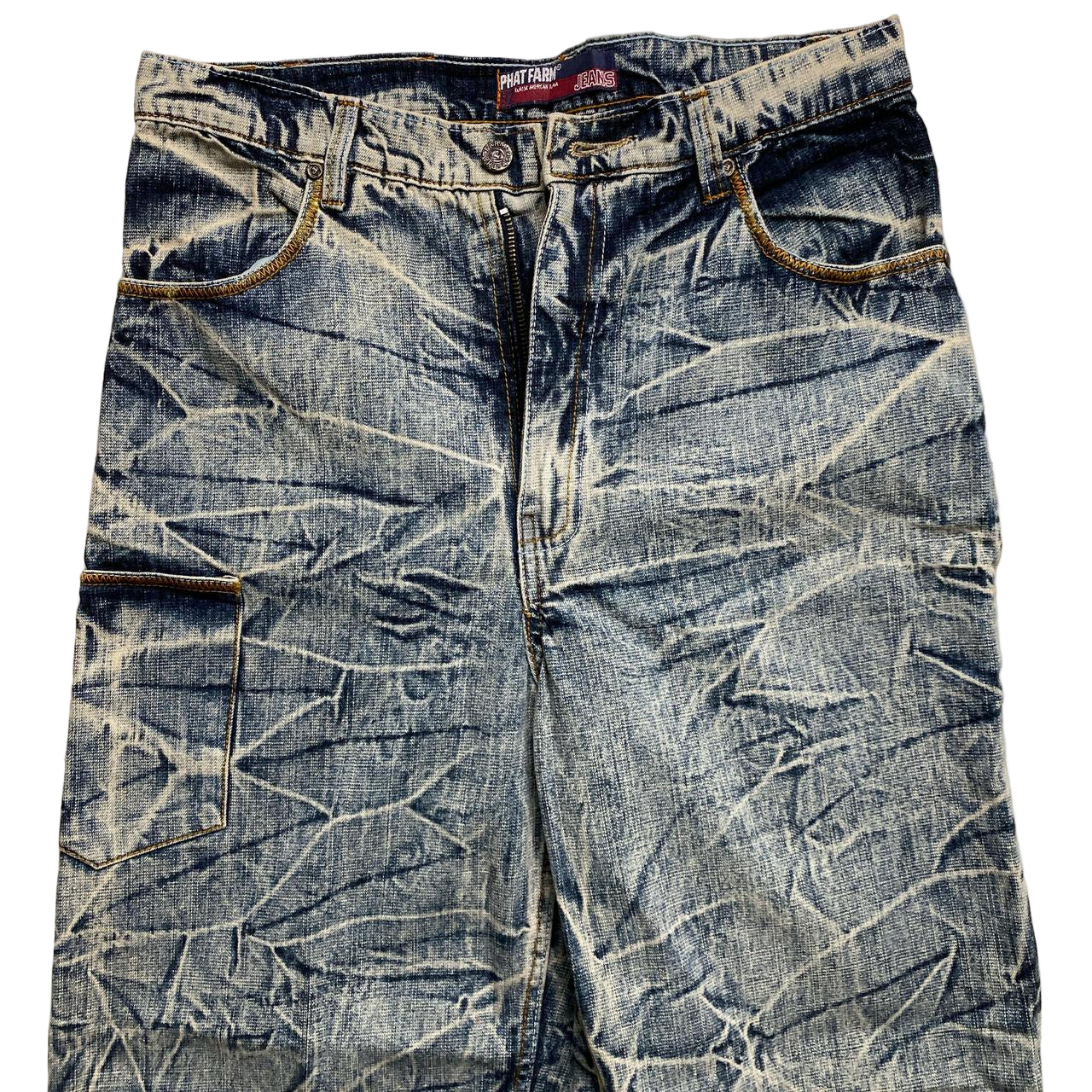 Phat Farm Vintage 90’s Baggy Stonewashed Jeans (32W)