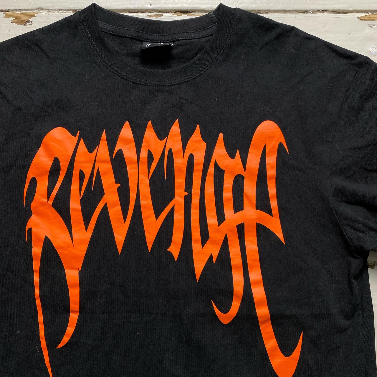 Revenge Black and Orange T Shirt
