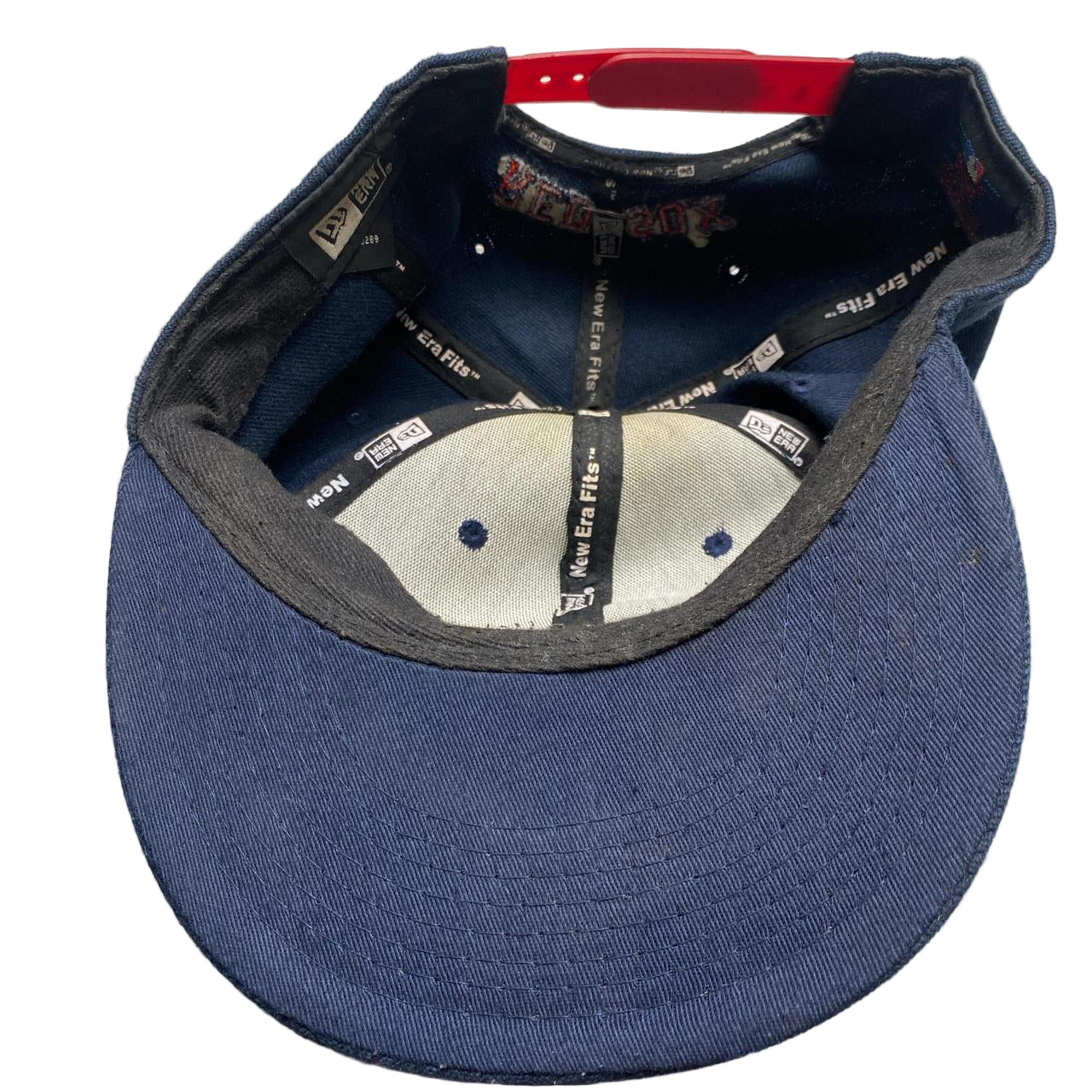 Boston Red Sox Navy and Red Snapback Cap