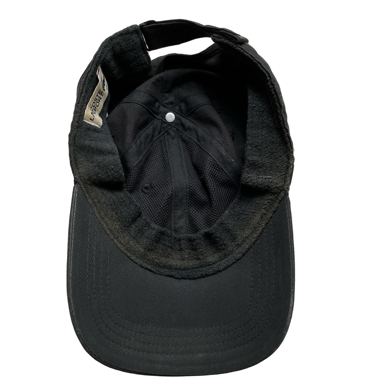 Lacoste Black and Green Croc Cap