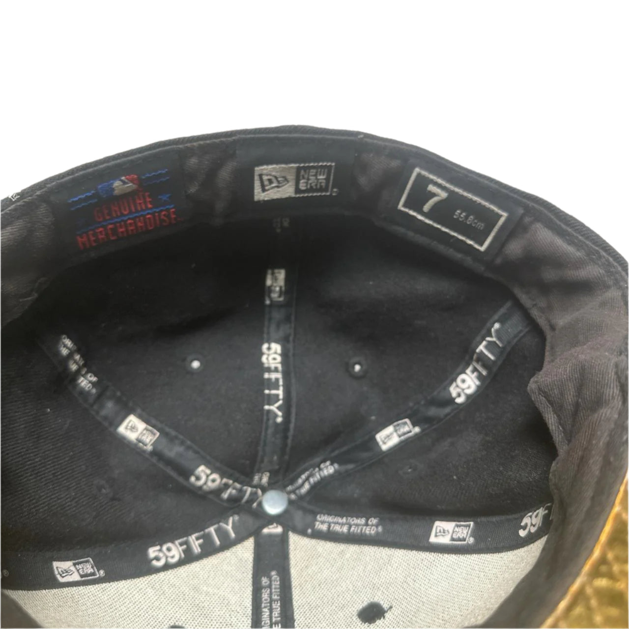 New Era LA Dodgers Black and Gold Fitted Hat