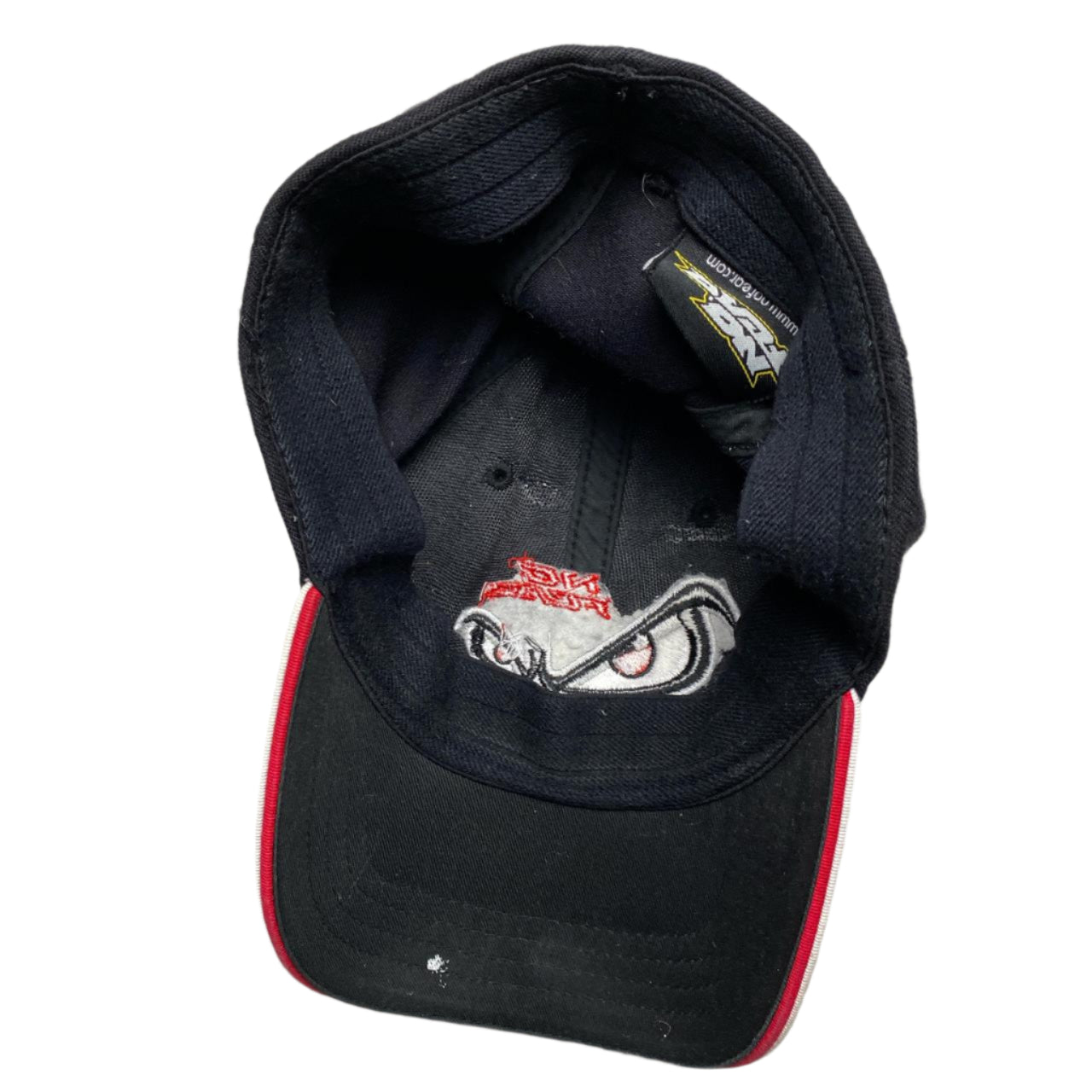No Fear Eyes Vintage Black White and Red Cap