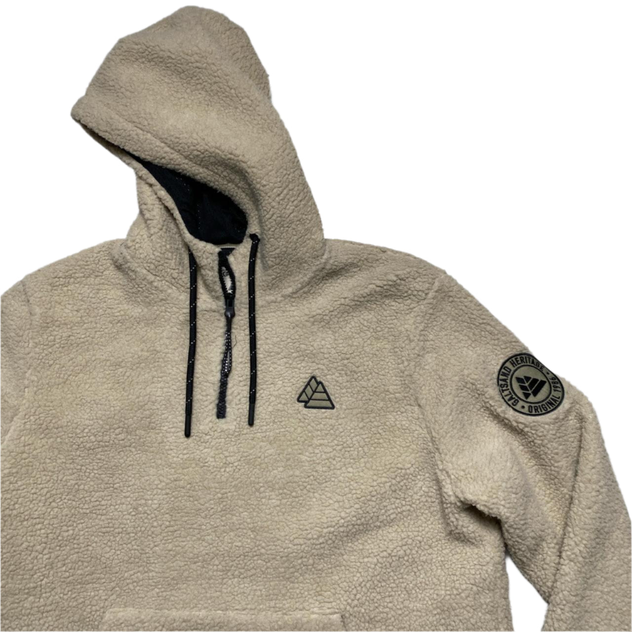 Galt Sand Sherpa Thick Cream Hoodie (L)