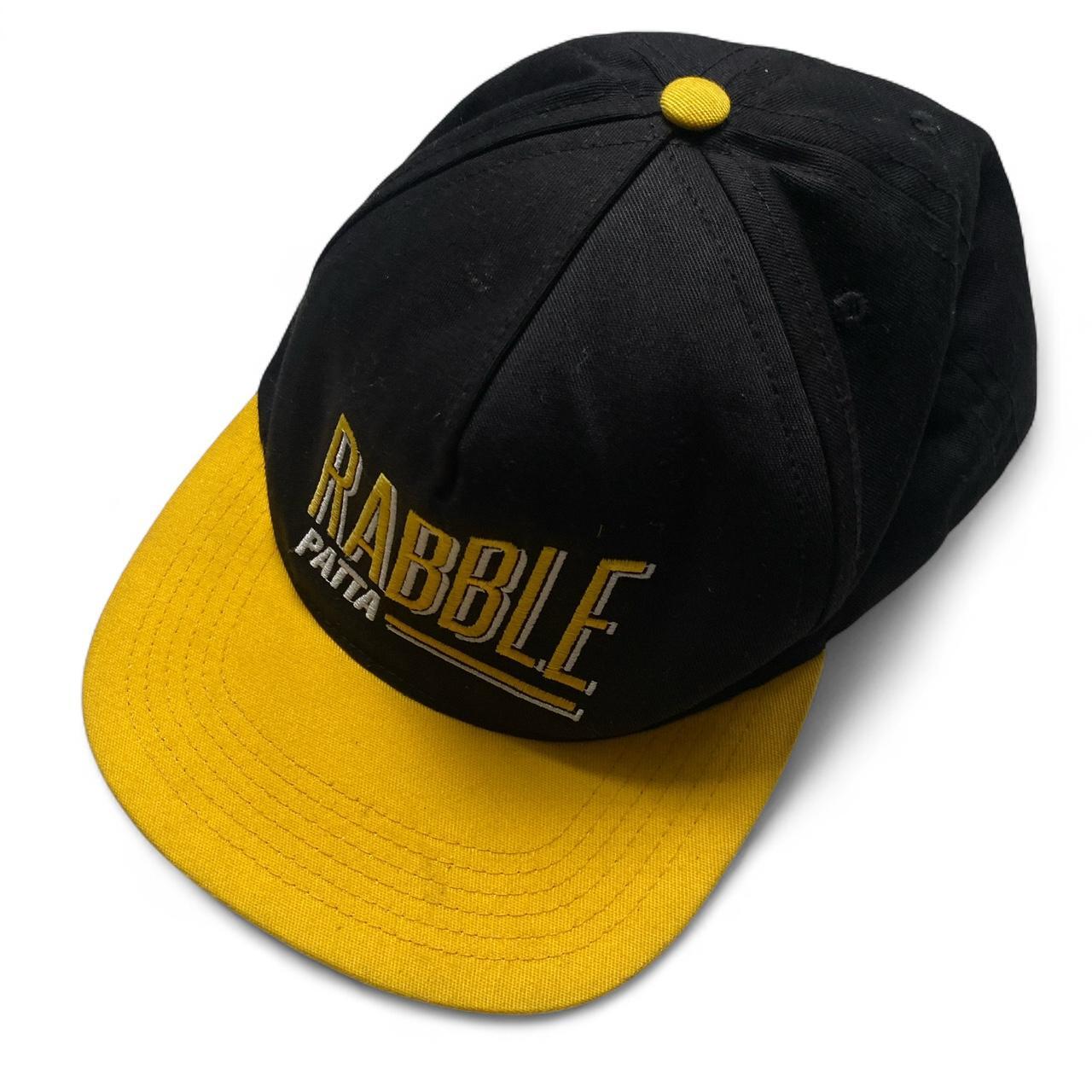 Rabble Patta Black and Yellow Vintage Snapback Cap