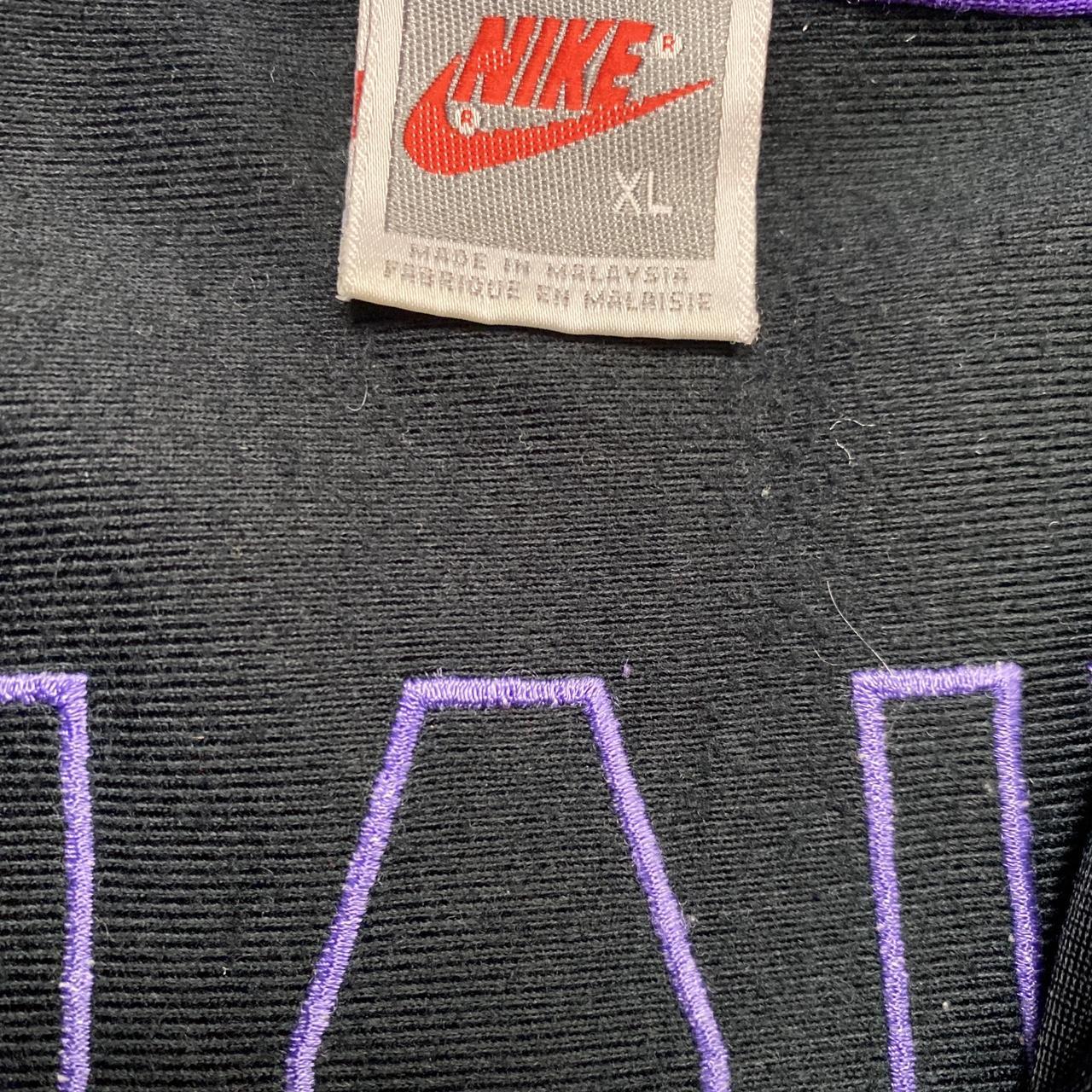 Nike Vintage 90’s Black Purple and Blue Tracksuit Jacket (XL)