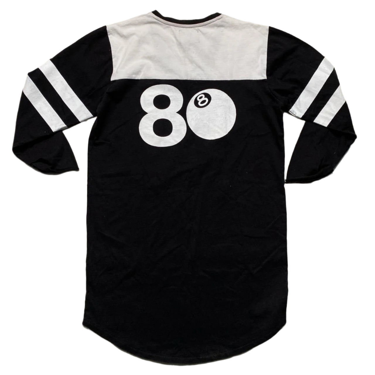 Stussy Womens Long T Shirt Dress Black and White (XS)