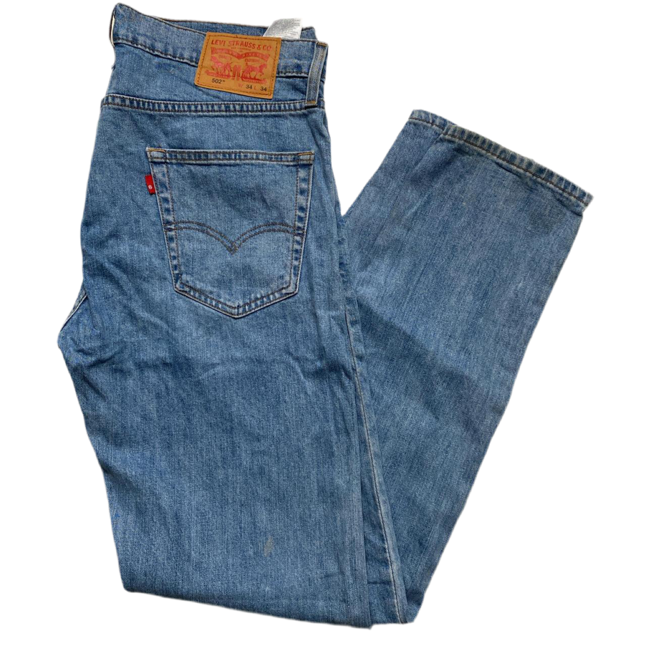 Levis 502 Light Blue Jeans (34W)